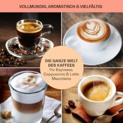 [Wiederverpackt] Arabica Comfort Siebträgermaschine -Klarstein 10041523 de 0007 usp