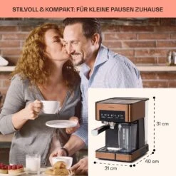 [Gebraucht] Arabica Comfort Siebträgermaschine -Klarstein 10041524 de 0005 usp