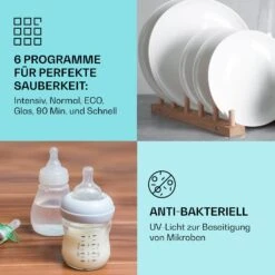 Havasia UV 6 Secret Einbau-Geschirrspüler 10 Havasia UV 6 Secret Einbau-Geschirrspüler -Klarstein 10041826 de 0003 usp