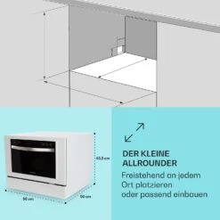 [Wiederverpackt] Havasia UV 6 Luminance Geschirrspüler -Klarstein 10041828 de 0005 usp