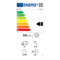 [Wiederverpackt] Havasia UV 6 Luminance Geschirrspüler -Klarstein 10041828 energy label