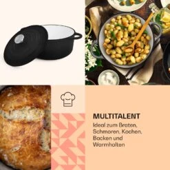 [Wiederverpackt] Podolica Bräter 4 Liter -Klarstein 10041831 de 0004 usp