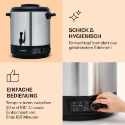 [Gebraucht] Abbey 25 Einkochautomat -Klarstein 10041838 de 0004 logo