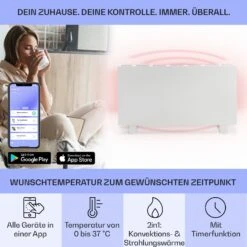 [Gebraucht] Taal Smart Hybrid Infrarotheizung -Klarstein 10041869 de 0003 usp