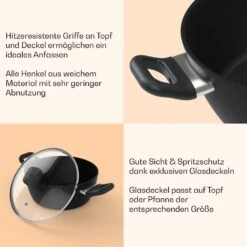 [Wiederverpackt] Noto Endurance Kochtopf Ø24cm -Klarstein 10045007 de 0007 usp