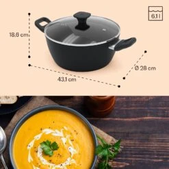 [Gebraucht] Noto Endurance Kochtopf Ø28cm -Klarstein 10045008 yy 0009 dimensions