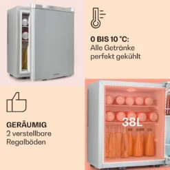 [Gebraucht] Happy Hour 38 Mini-Kühlschrank -Klarstein 10045046 de 0004 usp