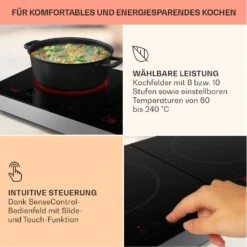Cookio Doppel-Induktionskochfeld 12 Cookio Doppel-Induktionskochfeld -Klarstein 10045282 de 0004 usp