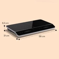 Cookio Doppel-Induktionskochfeld 17 Cookio Doppel-Induktionskochfeld -Klarstein 10045282 yy 0011 dimensions