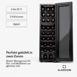 [Gebraucht] Shiraz 24 Duo Weinkühlschrank -Klarstein 10045298 de 0003 usp