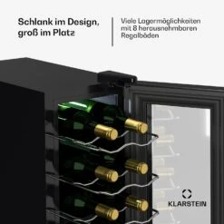 [Gebraucht] Shiraz 18 Slim Uno Weinkühlschrank -Klarstein 10045302 de 0003 usp