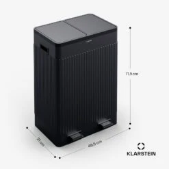 [Gebraucht] Grama 60 Treteimer 60L -Klarstein 10045369 yy 0011 dimensions