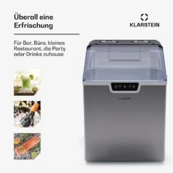 Icefestival Eiswürfelmaschine -Klarstein 10045388 de 0003 usp