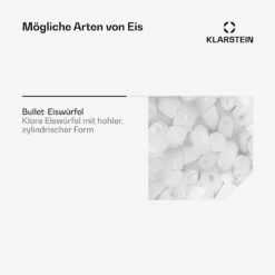 Icefestival Eiswürfelmaschine -Klarstein 10045388 de 0005 usp