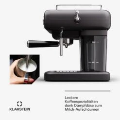 [Gebraucht] Espressionata Evo Espressomaschine 950W 19 Bar 1,2L 2 Tassen -Klarstein 10045424 de 0004 usp