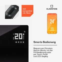 [Wiederverpackt] Bornholm Smart 2500 Konvektorheizung 2500W -Klarstein 10045430 de 0007 usp