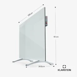 [Wiederverpackt] Marvel Mirror 720 Infrarotheizung Mit Spiegel -Klarstein 10045432 yy 0011 dimensions