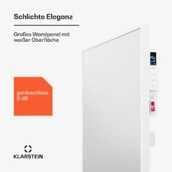 [Wiederverpackt] Wonderwall Air Smart 480 Infrarotheizung Für Die Wand -Klarstein 10045441 de 0004 usp
