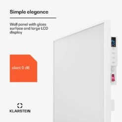 [Gebraucht] Wonderwall Air Smart 770 Infrarotheizung Für Die Wand -Klarstein 10045443 uk 0004 usp