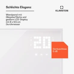 [Gebraucht] Wonderwall Smart Bornholm Infrarotheizung Für Die Wand 1200W -Klarstein 10045467 de 0004 usp