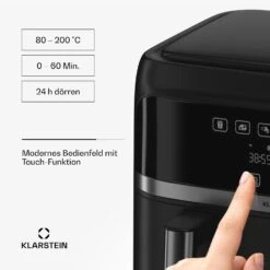 [Wiederverpackt] VitaFry Duo Heißluftfritteuse -Klarstein 10045473 de 0005 usp