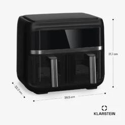 [Gebraucht] VitaFry Duo Skylight Heißluftfritteuse -Klarstein 10045474 yy 0011 dimensions 1