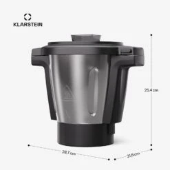 [Wiederverpackt] Aria Smart Mix-Behälter 4,7 Ltr Zubehör Keramik-Antihaft -Klarstein 10045494 yy 0011 dimensions 1