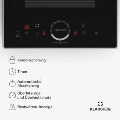 [Wiederverpackt] Delicatessa Domino Prime Induktionskochfeld -Klarstein 10045582 de 0006 usp