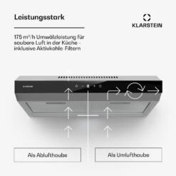 [Wiederverpackt] Contempo Neo Unterbau-Dunstabzugshaube -Klarstein 10045600 de 0003 usp