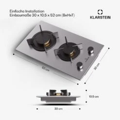 [Gebraucht] Goldflame 2 Gaskochfeld -Klarstein 10045622 de 0007 usp