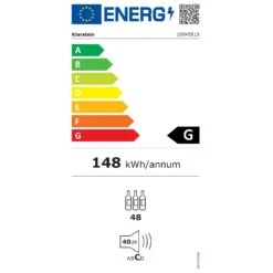 [Gebraucht] Barossa 54 Uno Einbau-Weinkühlschrank -Klarstein 10045815 energy label