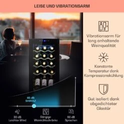 [Gebraucht] Shiraz 15 Slim Uno Weinkühlschrank -Klarstein 10045879 de 0004 usp