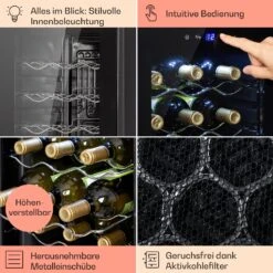 [Gebraucht] Shiraz 15 Slim Uno Weinkühlschrank -Klarstein 10045879 de 0005 usp