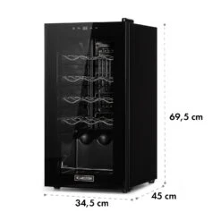 [Gebraucht] Shiraz 15 Slim Uno Weinkühlschrank -Klarstein 10045879 yy 0011 dimensions