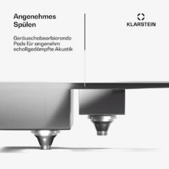 [Wiederverpackt] TitanSteel Küchenspüle Mit Abtropffläche | 100 X 45 Cm (LxB) -Klarstein 10046023 de 0005 usp