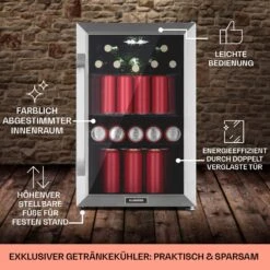 Beersafe Craft Beer Edition Getränkekühlschrank Mit Glastür 70 Liter 13 Beersafe Craft Beer Edition Getränkekühlschrank Mit Glastür 70 Liter -Klarstein 10046064 de 0006 usp