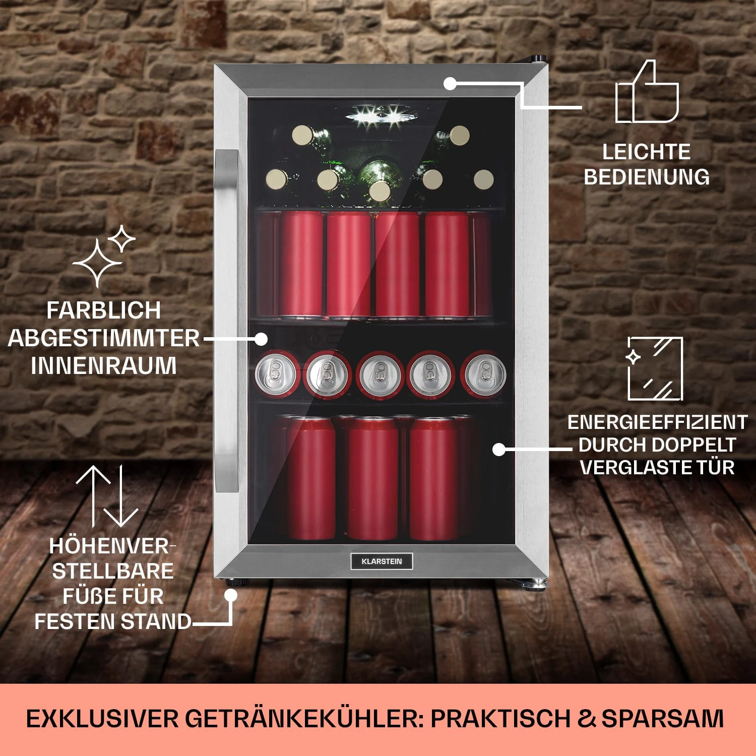 Beersafe Craft Beer Edition Getränkekühlschrank Mit Glastür 70 Liter 6 Beersafe Craft Beer Edition Getränkekühlschrank Mit Glastür 70 Liter – Bild 6