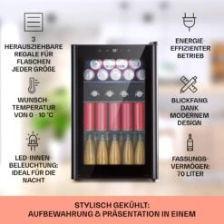 Beercave 70 Kühlschrank 8 Beercave 70 Kühlschrank -Klarstein 10046067 de 0002 usp