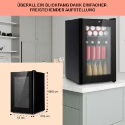 Beercave 70 Kühlschrank 12 Beercave 70 Kühlschrank -Klarstein 10046067 de 0006 usp