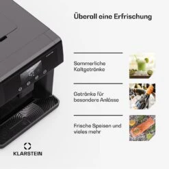 [Wiederverpackt] Eiszeit Eiswürfelmaschine -Klarstein 10046160 de 0005 usp