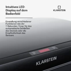 Touchless Sensor-Mülleimer 50L -Klarstein 10046162 de 0004 usp