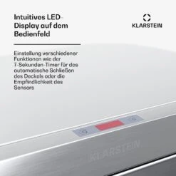 Touchless Sensor-Mülleimer 60L 11 Touchless Sensor-Mülleimer 60L -Klarstein 10046163 de 0004 usp