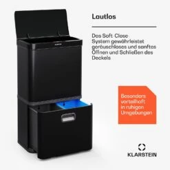 Touchless Sensor-Mülleimer 56L 10 Touchless Sensor-Mülleimer 56L -Klarstein 10046166 de 0004 usp