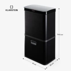 Touchless Sensor-Mülleimer 56L 13 Touchless Sensor-Mülleimer 56L -Klarstein 10046166 yy 0011 dimensions