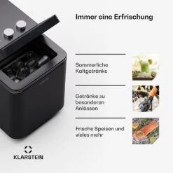 [Gebraucht] IceCraft Eiswürfelmaschine -Klarstein 10046189 de 0005 usp