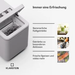 [Wiederverpackt] IceCraft Eiswürfelmaschine -Klarstein 10046190 de 0005 usp