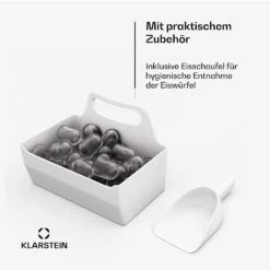 [Wiederverpackt] IceCraft Eiswürfelmaschine -Klarstein 10046190 de 0006 usp