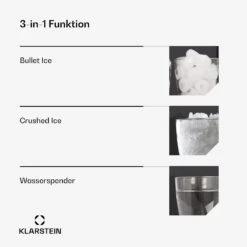 [Gebraucht] ArcticBlend 3in1 Eiswürfelmaschine -Klarstein 10046191 de 0003 usp