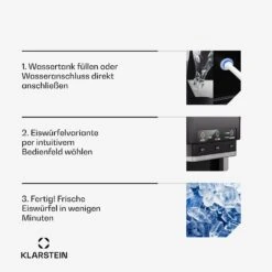 [Gebraucht] ArcticBlend 3in1 Eiswürfelmaschine -Klarstein 10046191 de 0004 usp