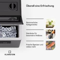 FrostMaster Eiswürfelmaschine 11 FrostMaster Eiswürfelmaschine -Klarstein 10046193 de 0005 usp